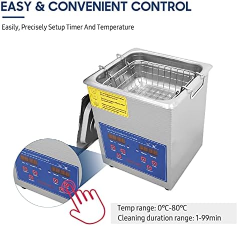 XIXIAN 1.3 L Temizleyici Dijital Zamanlayıcı ısıtıcı profesyonel ısıtmalı ultrasonik temizleme Makinesi takı saat