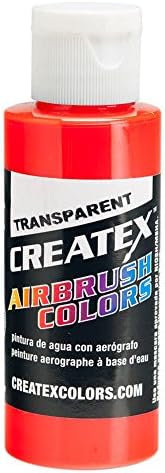 Createx Airbrush Boya, Şeffaf Gün Batımı Kırmızısı, 2 oz (5118-02)