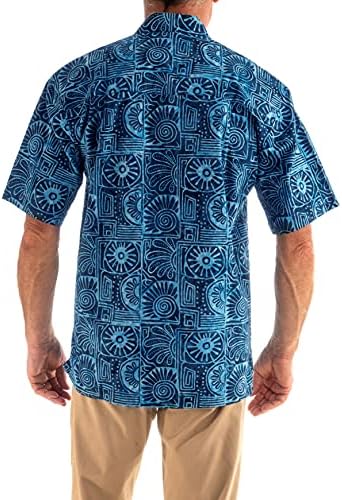 Johari Batı Antigua Yaz Tropikal Hawaii Batik Gömlek