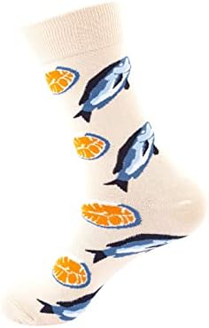 Gıda Çorap Kadın Ve Erkek Çorap Baskı Çorap Hediyeler Pamuk Uzun komik çoraplar Yüksek Bel Fishnet Tayt