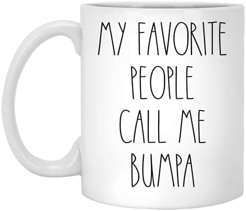 Bumpa-En Sevdiğim İnsanlar Bana Bumpa Kahve Kupası Diyor, Bumpa Rae Dunn'dan İlham Aldı, Rae Dunn Stili, Doğum Günü-Mutlu