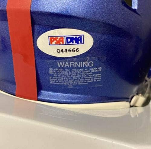 Danny Ware İMZALI New York Giants Mini Kask SB XLVI Champs PSA / DNA İMZALI-İmzalı NFL Mini Kasklar